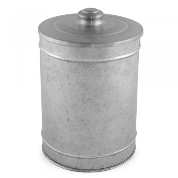 Cachepot Redondo tipo lixeira com tampa